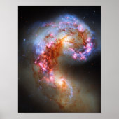 Antennae Galaxies Poster (Voorkant)