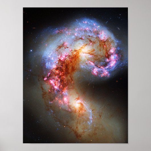 Antennae Galaxies Poster (Voorkant)