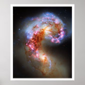 Antennae Galaxies Poster (Voorkant)