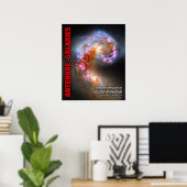 Antennae Galaxies Poster (Thuiskantoor)