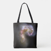 Antennae Galaxy Canvas tas (Achterkant)