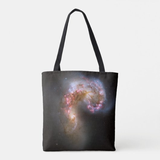 Antennae Galaxy Canvas tas (Achterkant)