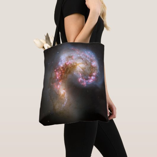 Antennae Galaxy Canvas tas (Dichtbij)