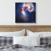 Antenne: een galactisch bril canvas afdruk (Insitu (Slaapkamer))