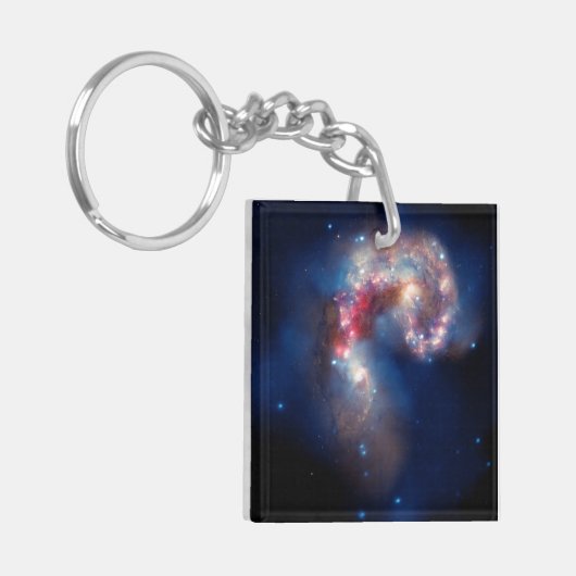 Antenne: een galactisch bril sleutelhanger (Voorkant Links)