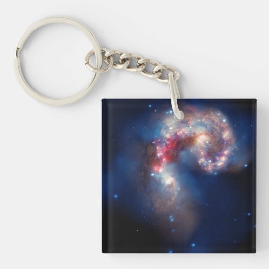 Antenne: een galactisch bril sleutelhanger (Voorkant)