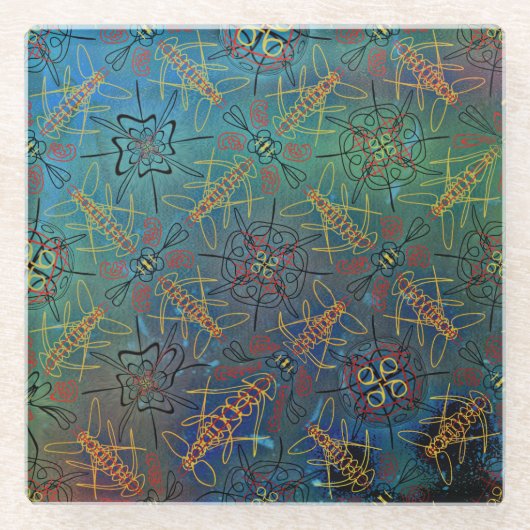 Antenne Glazen Onderzetter (Voorkant)