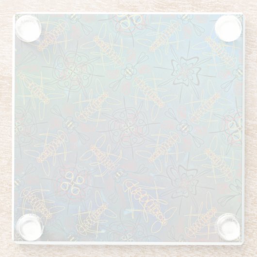 Antenne Glazen Onderzetter (Achterkant)