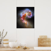 Antenne-sterrenstelsels Poster (Keuken)