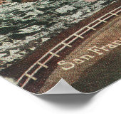 antenne van de stad van de Twin Peaks Poster (Hoek)