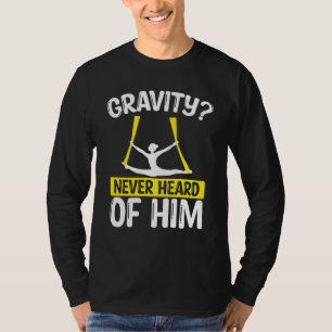 antenne voor zijdedanserend acrobaat t-shirt