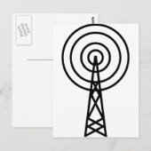 antenneantenne briefkaart (Voorkant / Achterkant)