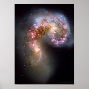 Antennes Galaxies 18x24 (21x28) Poster