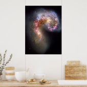 Antennes Galaxies 18x24 (21x28) Poster (Keuken)