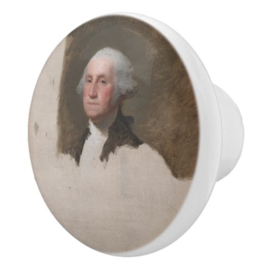 Anthaeneum George Washington 1st President VS Keramische Knop (Rechts)