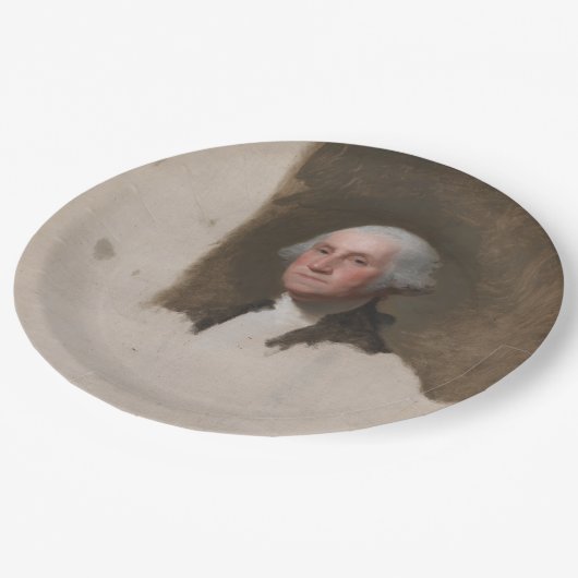 Anthaeneum George Washington 1st President VS Papieren Bordje (Gekanteld)