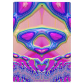 ANTHEA ~ BIZARRE 3D! ~ Roze Blauw Groen origineel Klembord (Achterkant)