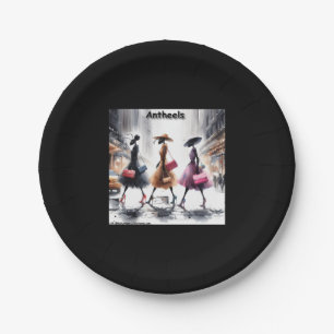 Antheels van NYC Mode mieren die aankomen uit Anth Papieren Bordje