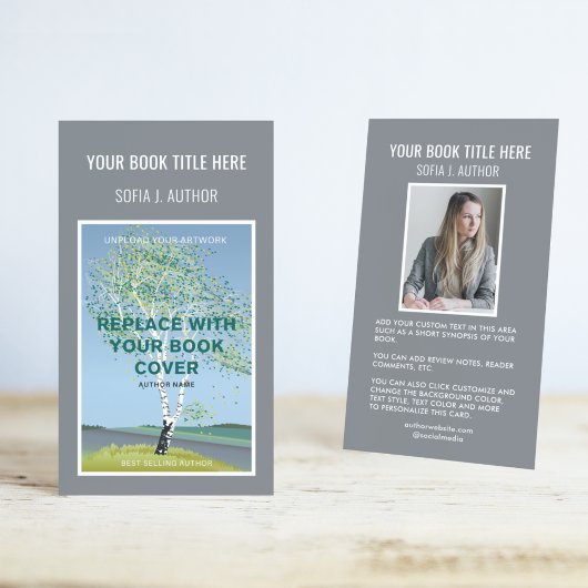 Anther Writer Book Hoesje Promotional Publisher Visitekaartje