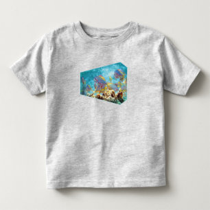 Anthias vissen op koraalrif - Fotografisch ontwerp Kinder Shirts