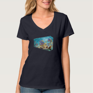 Anthias vissen op koraalrif - Fotografisch ontwerp T-shirt