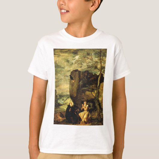 Anthonius de Grote en Paulus van Thebe T-shirt (Voorkant)