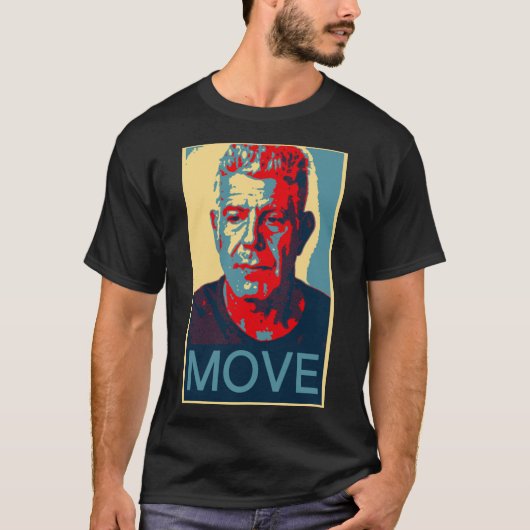 Anthony Bourdain Famous Chef Quote T-shirt (Voorkant)