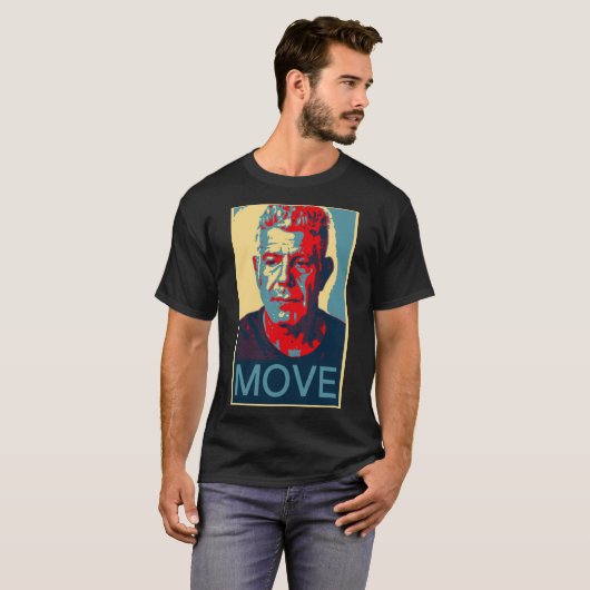 Anthony Bourdain Famous Chef Quote T-shirt (Voorkant volledig)