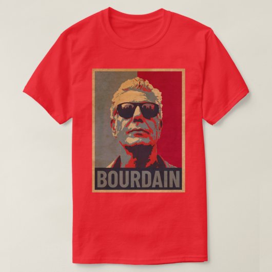Anthony Bourdain Hope T-shirt (Design voorkant)