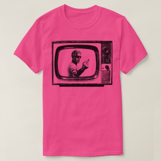 Anthony Bourdain Retro TV T-shirt (Design voorkant)