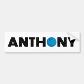 Anthony bowling bumpersticker (Voorkant)