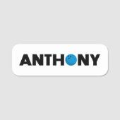 Anthony bowling name tag (Voorkant)