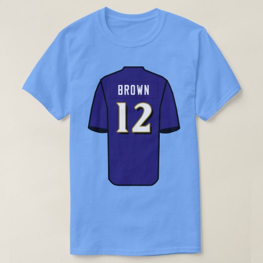 Anthony Brown Jersey T-shirt (Design voorkant)