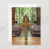 Anthony Chapel Cross denking of You Briefkaart (Voorkant / Achterkant)