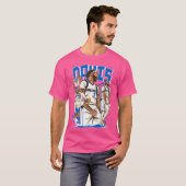 Anthony Davis Dallas Cartoon Actief T-shirt (Voorkant volledig)