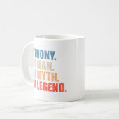 Anthony De Man De Mythe De Legende Koffiemok (Voorkant links)