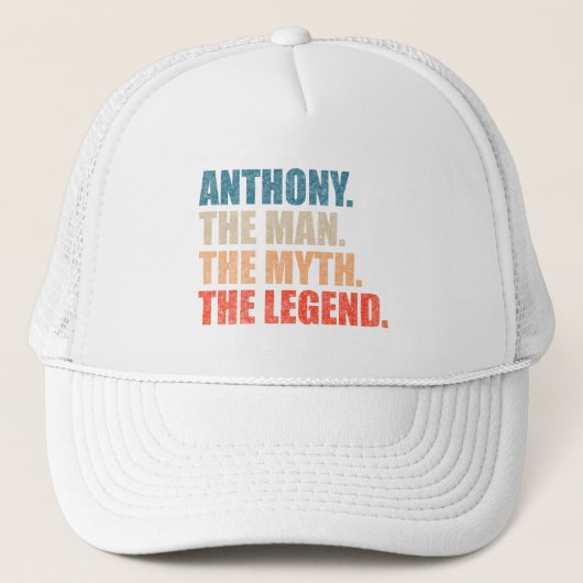 Anthony De Man De Mythe De Legende Trucker Pet (Voorkant)