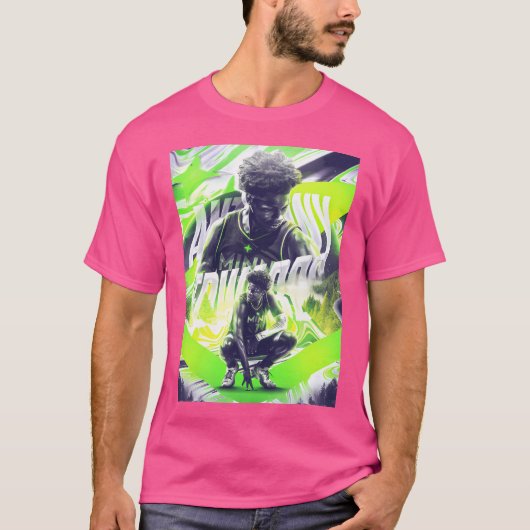 Anthony Edwards 1 Basketball T-shirt (Voorkant)