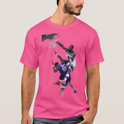 Anthony Edwards Dunk T-shirt (Voorkant)