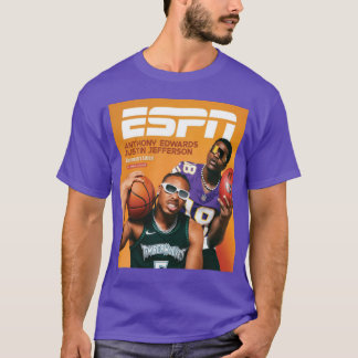 Anthony Edwards Justin Jefferson Minnesotaimberwol T-shirt