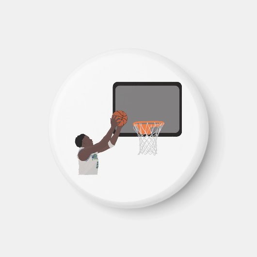 Anthony Edwars legt de bal in de mand Magneet (Voorkant)