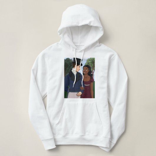 Anthony en Kate, ontwerp 3 Hoodie (Design voorkant)