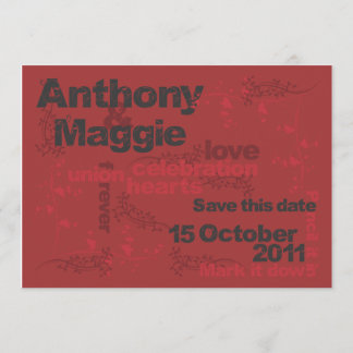 Anthony en Maggie Save the Date