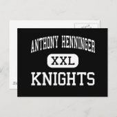 Anthony Henninger - Knight - High-Syracuse Briefkaart (Voorkant / Achterkant)