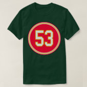 Anthony Hitchens Nummer 53 Jersey Kansas City Chie T-shirt (Design voorkant)