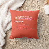 Anthony, Jongen Gepersonaliseerde Naam Definitie Kussen (Deken)