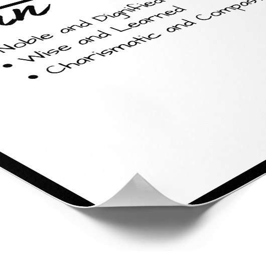 Anthony, Jongen Gepersonaliseerde Naam Definitie Poster (Hoek)