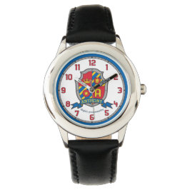 Anthony naam betekent kam rood blauw geel leeuw horloge