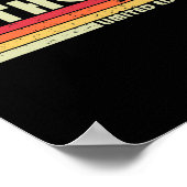 Anthony Naam Gepersonaliseerde Retro Vintage 80s 9 Poster (Hoek)
