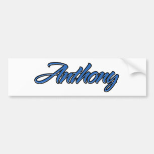 Anthony Name blue Aufkleber Sticker Autoaufkleber
